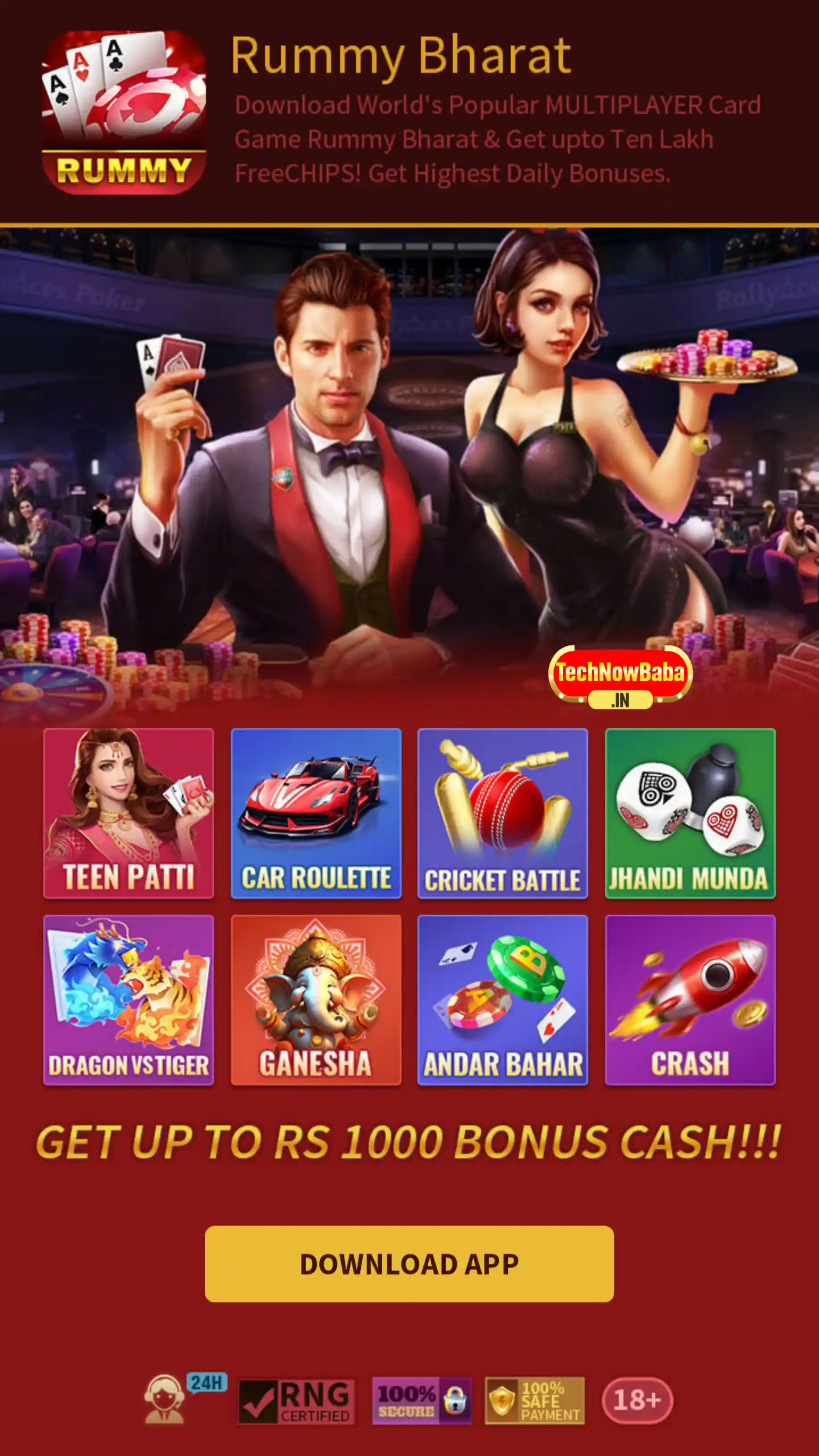 Rummy Bharat App Download Tech Now Baba