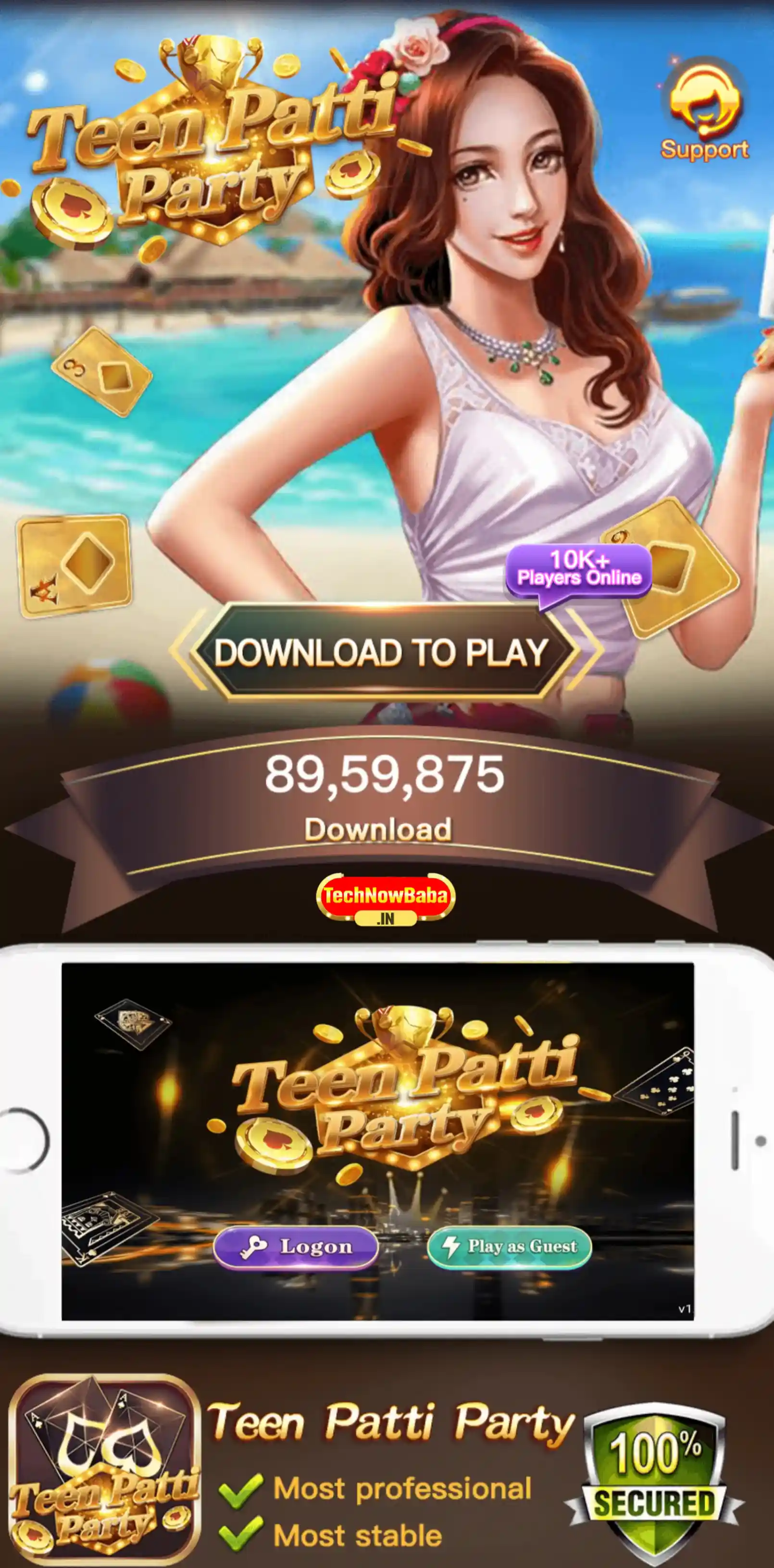 Teen Patti Party Apk Laatest Version Tech Now Baba