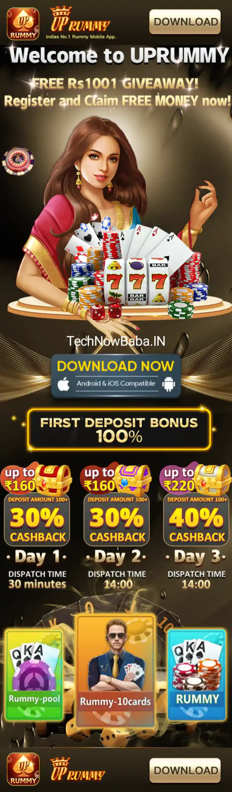 UP Rummy App Tech Now Baba